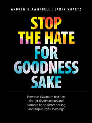 Stop the Hate for Goodness Sake - ebook